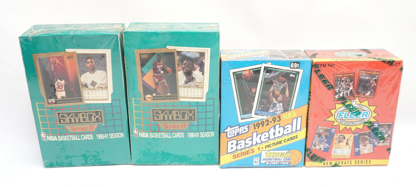 1990-1993 SKYBOX, FLEER & TOPPS NBA BASKETBALL SETS (1 of 5)
