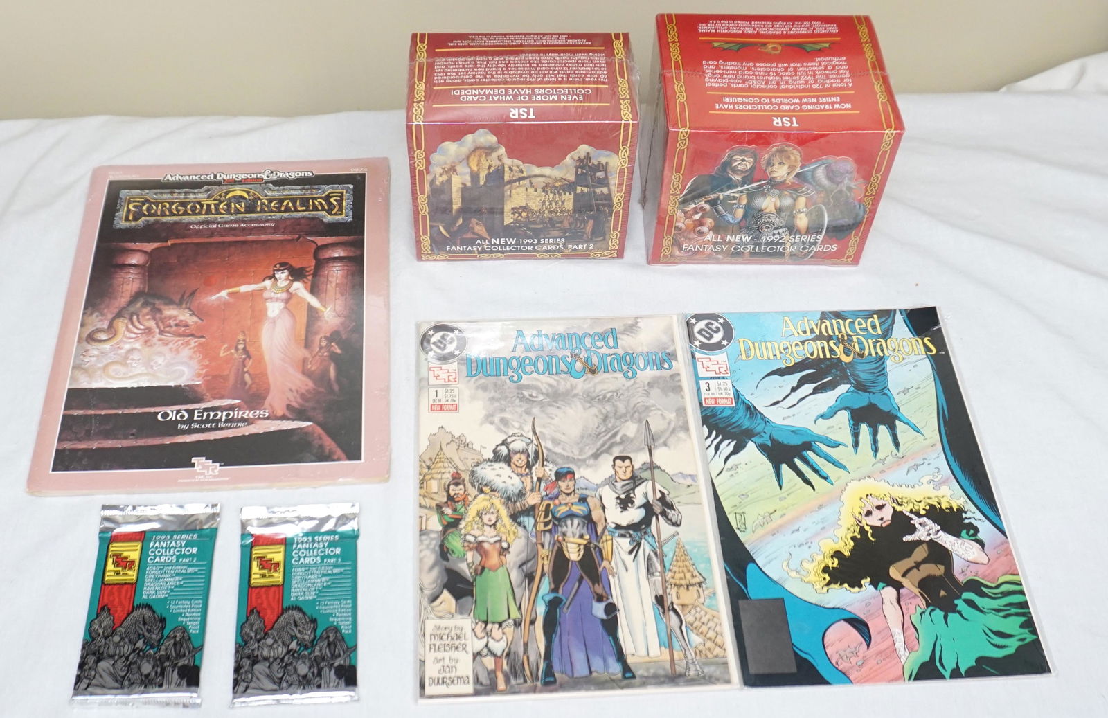 ADVANCED DUNGEON AND DRAGONS CARDS & COMICS (1 of 6)