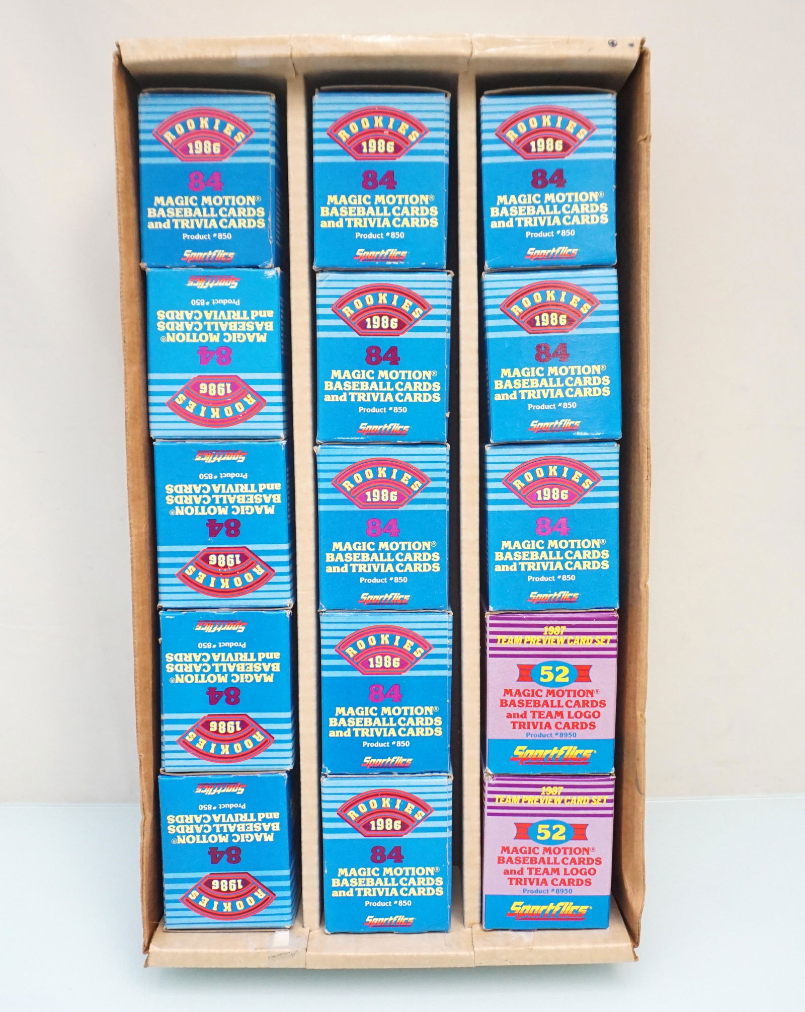 86'-87' SPORTFLICS ROOKIES/ TEAM PREVIEW MAGIC MOTION B (1 of 4)