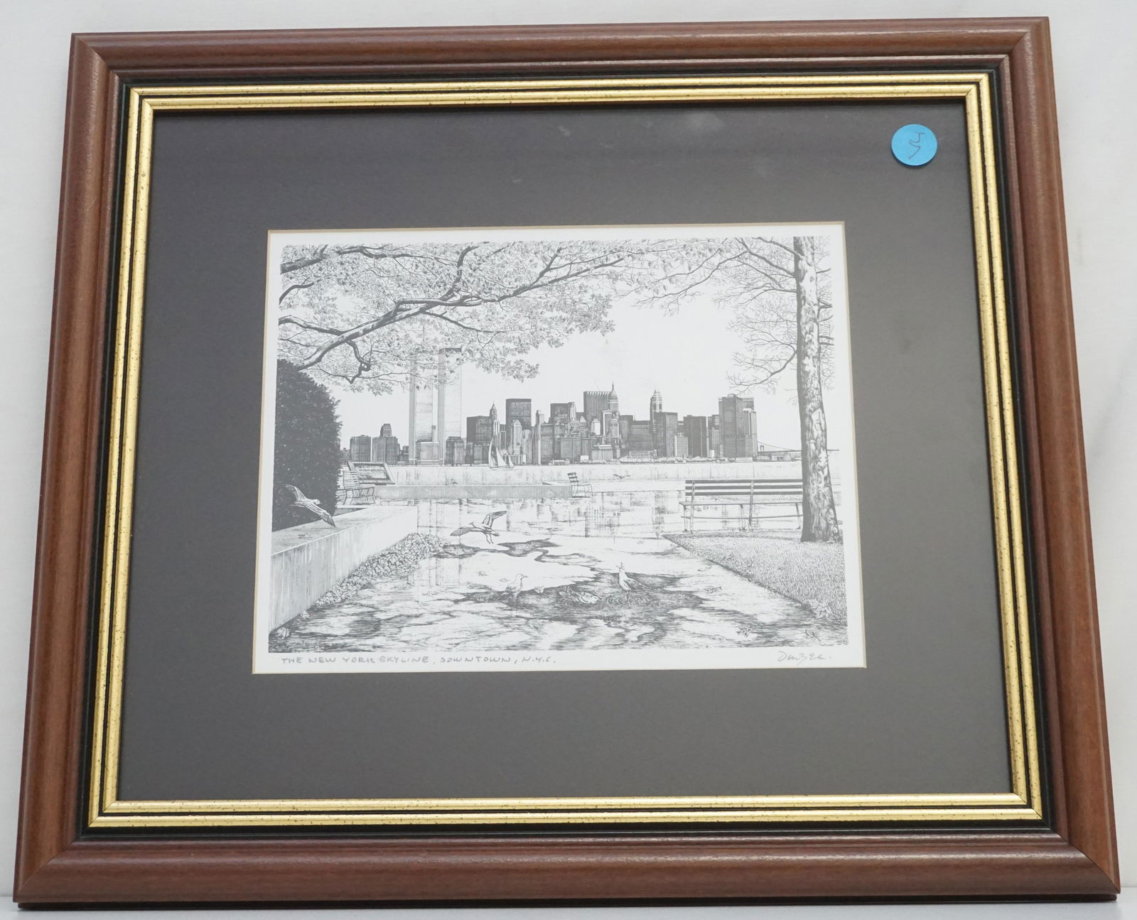 DELBERT DUCHAIN MID CENTURY NYC SKYLINE (1 of 6)