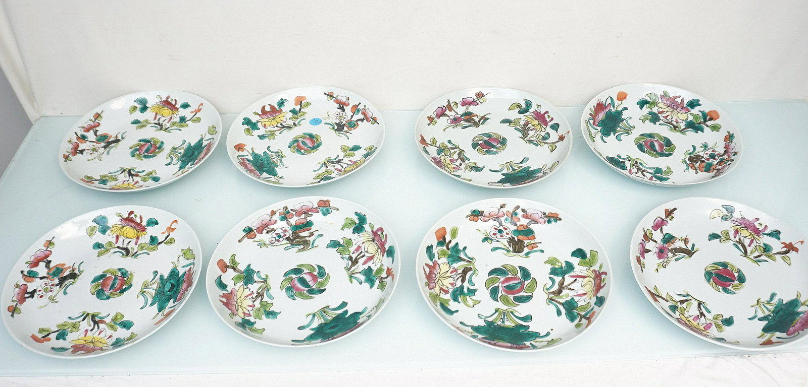 8 CHINESE QING FAMILLE ROSE PORCELAIN FOUR SEASON (1 of 7)