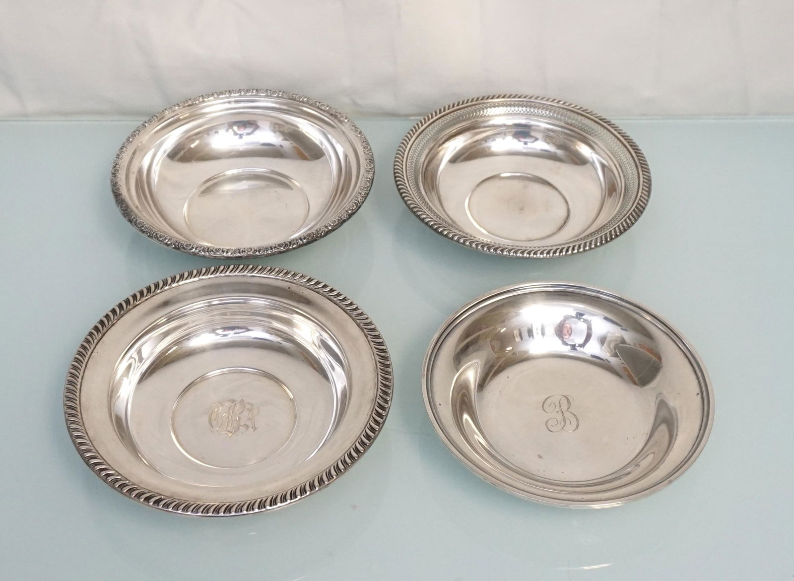 4 AMERICAN STERLING SILVER BOWLS (1 of 5)
