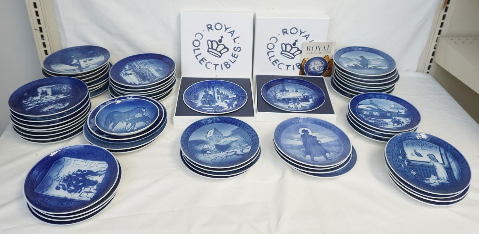 LARGE COLLECTION ROYAL COPENHAGEN PLATES (1 of 13)