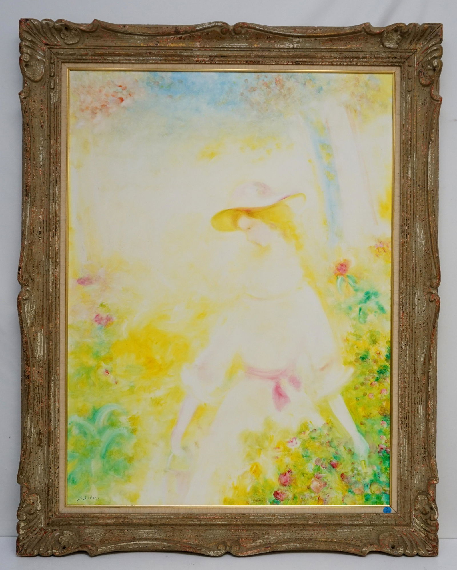 LARGE STEPHANO SIDERIS (1921-2014) PAINTING (1 of 8)