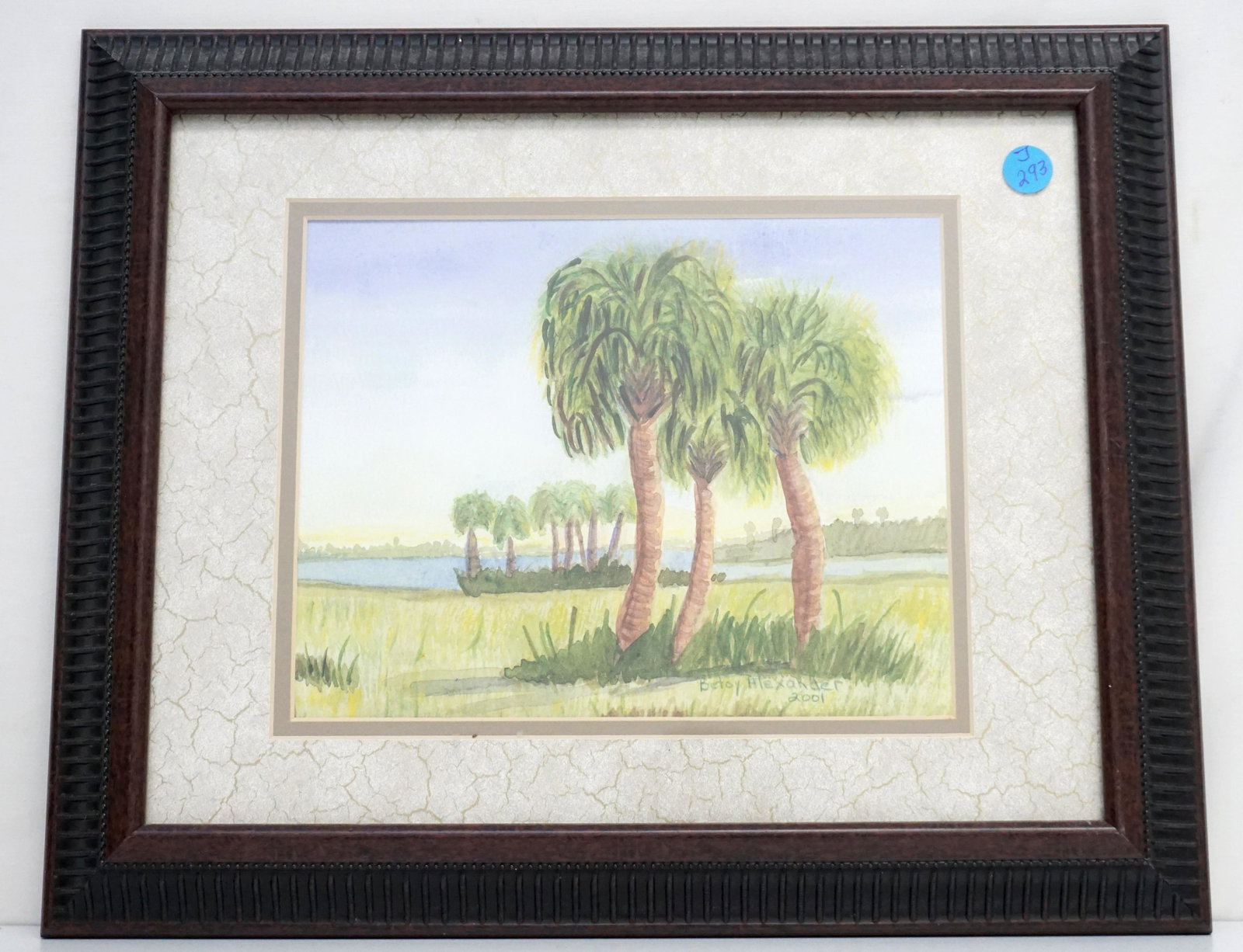 BETSY ALEXANDER PALMETTO TREES WATERCOLOR (1 of 4)