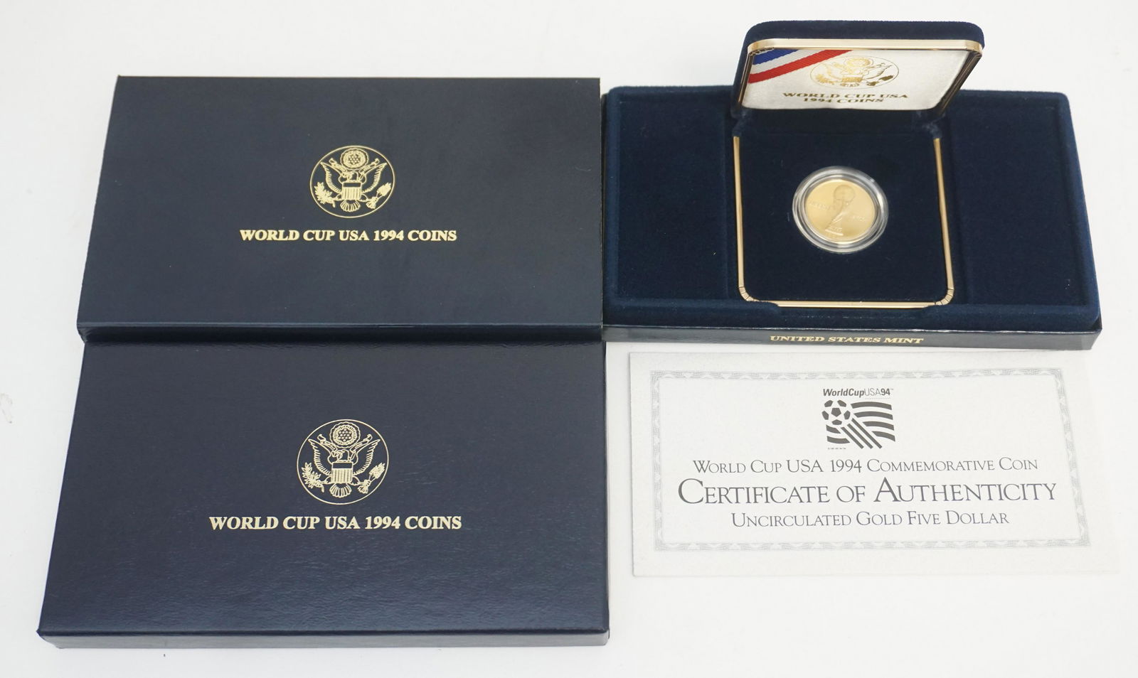 1994 $5 GOLD USA WORLD CUP COIN (1 of 3)