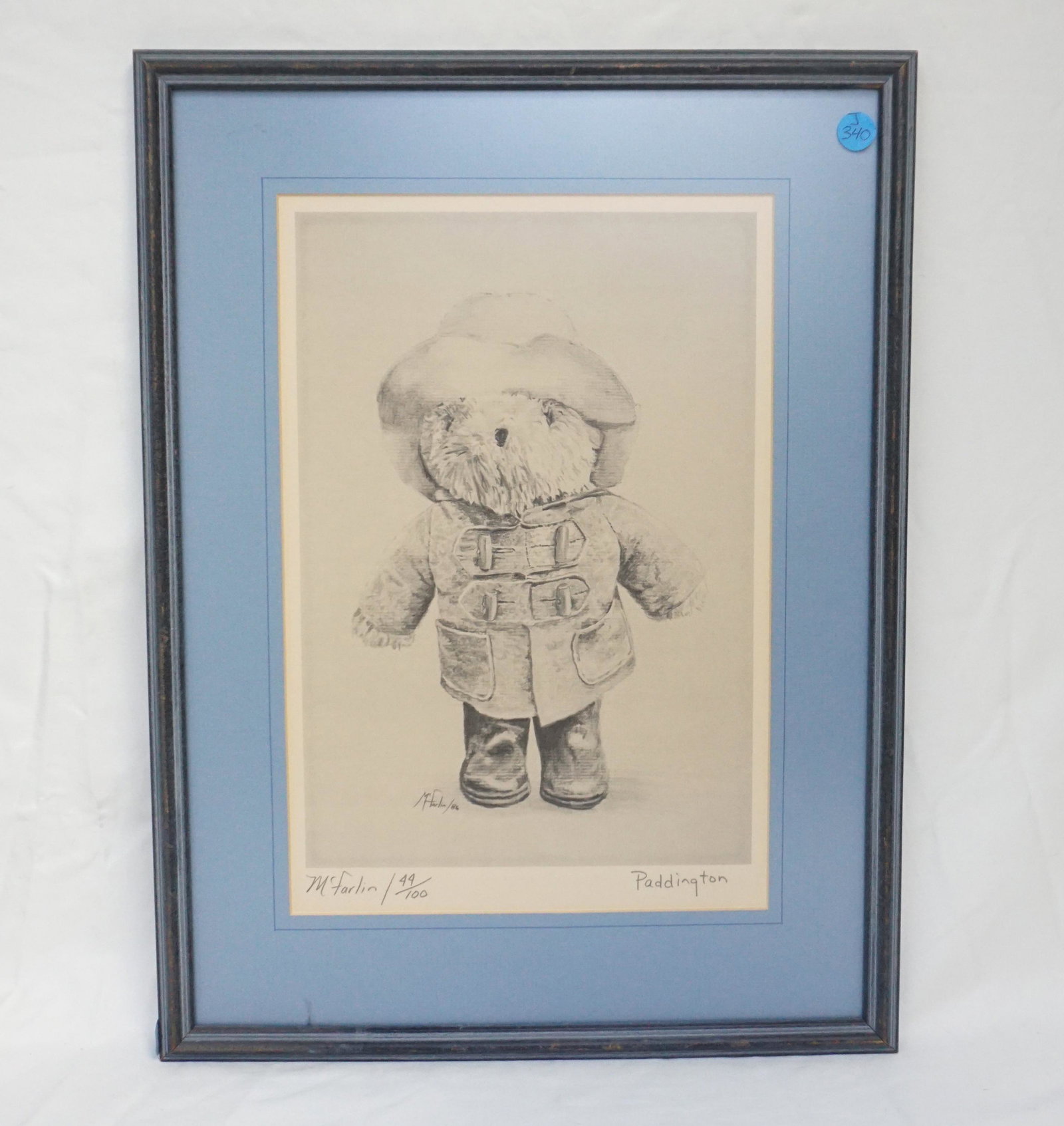 PADDINGTON BEAR LTD EDITION LITHO (1 of 5)