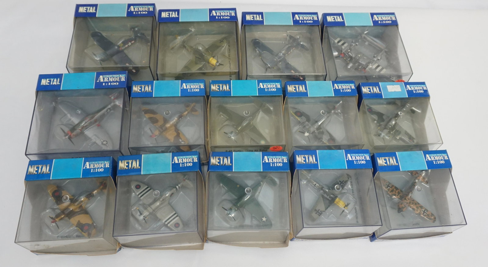 14 FRANKLIN MINT METAL ARMOUR COLLECTION MILITARY: 14 Metal Armour Collection military aircrafts. Total weight 7 lbs. Inhouse shipping not guaranteed on this lot.