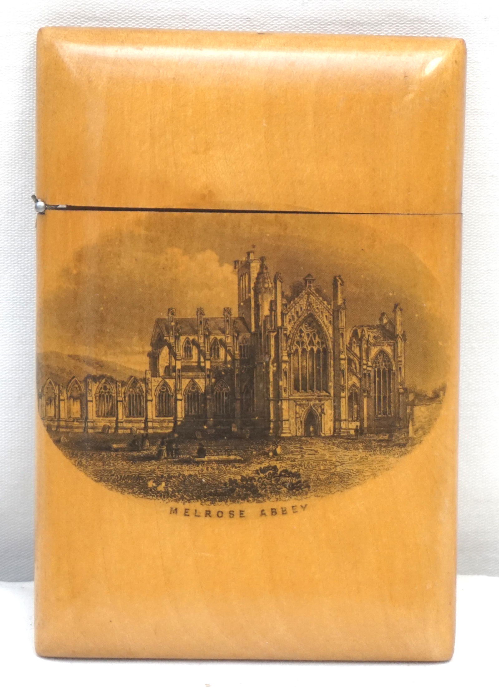 ANTIQUE MAUCHLINE WARE CARD CASE (1 of 6)