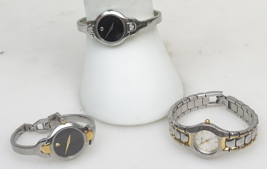 3 MOVADO & BULOVA LADIES WATCHES (1 of 8)