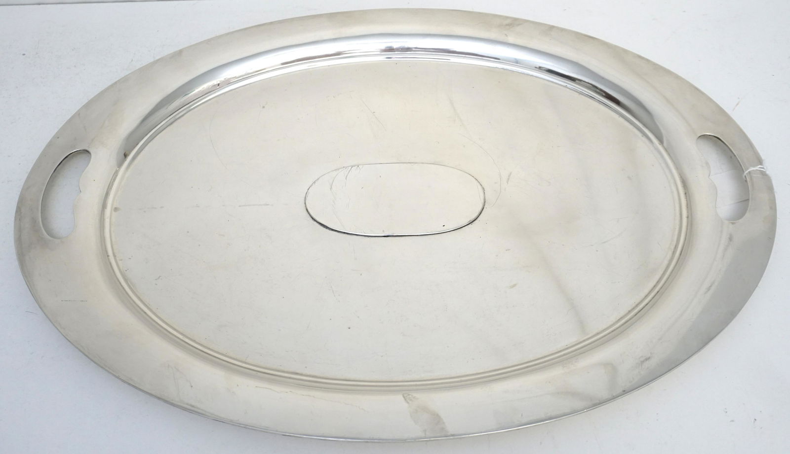 MONUMENTAL STERLING SILVER WAITER TRAY (1 of 7)