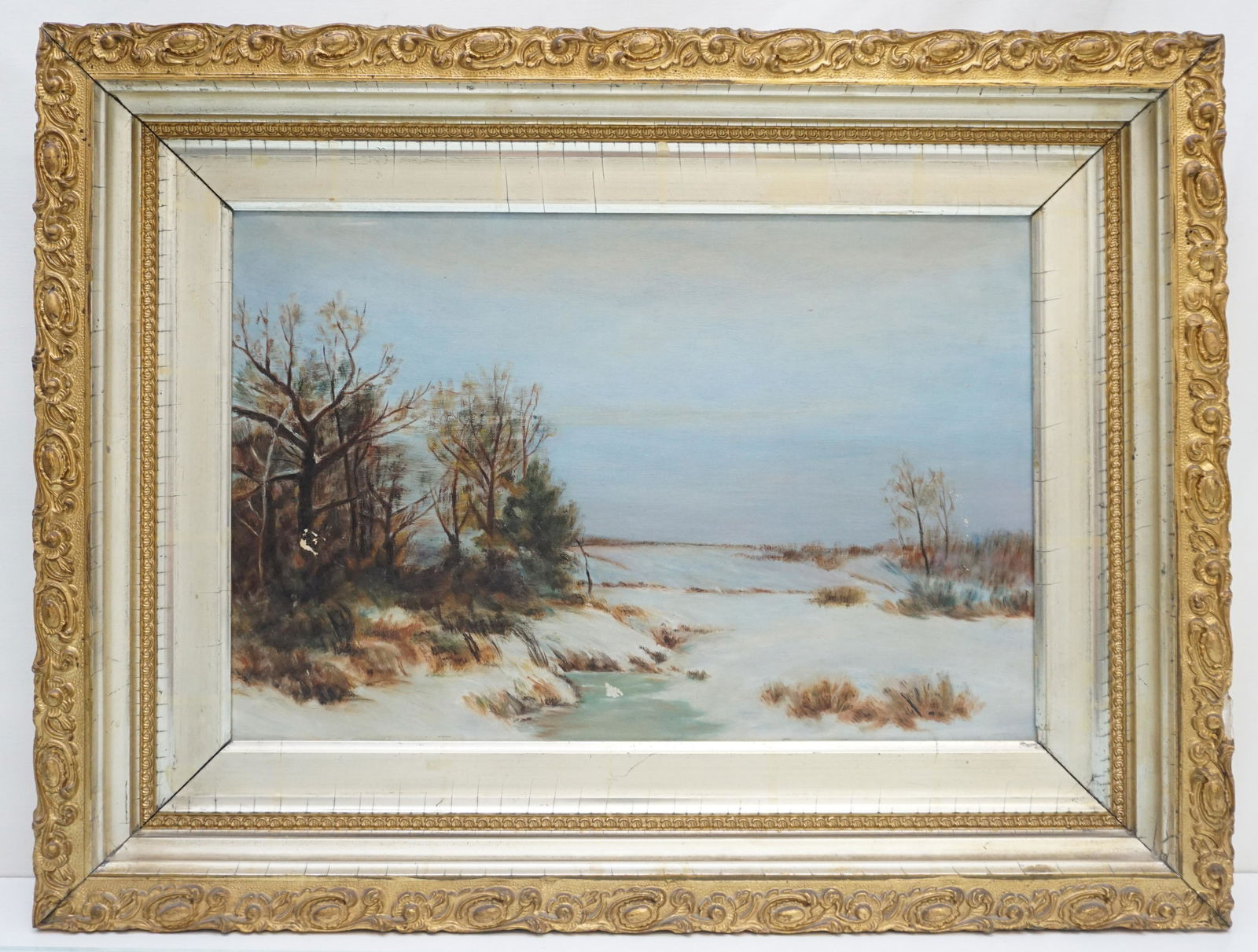 WINTER LANDSCAPE LITTLE SEBAGO LAKE MAINE (1 of 8)