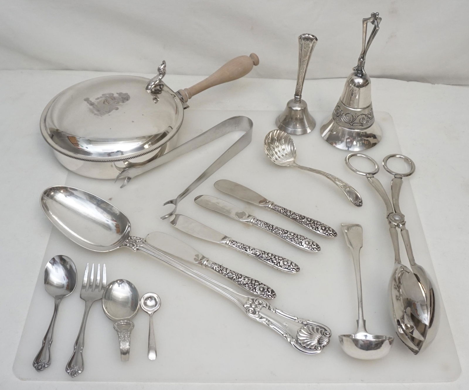 15 pc ANTIQUE & VINTAGE SILVERPLATE (1 of 10)