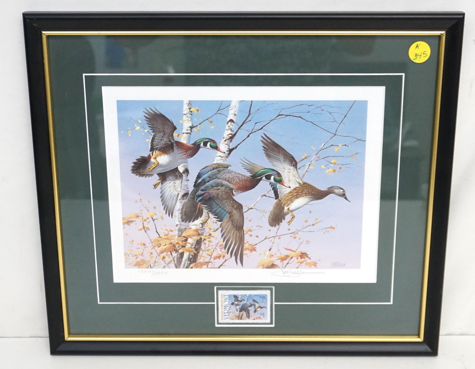 JIM KILLEN WOOD DUCK STAMP & PRINT (1 of 5)