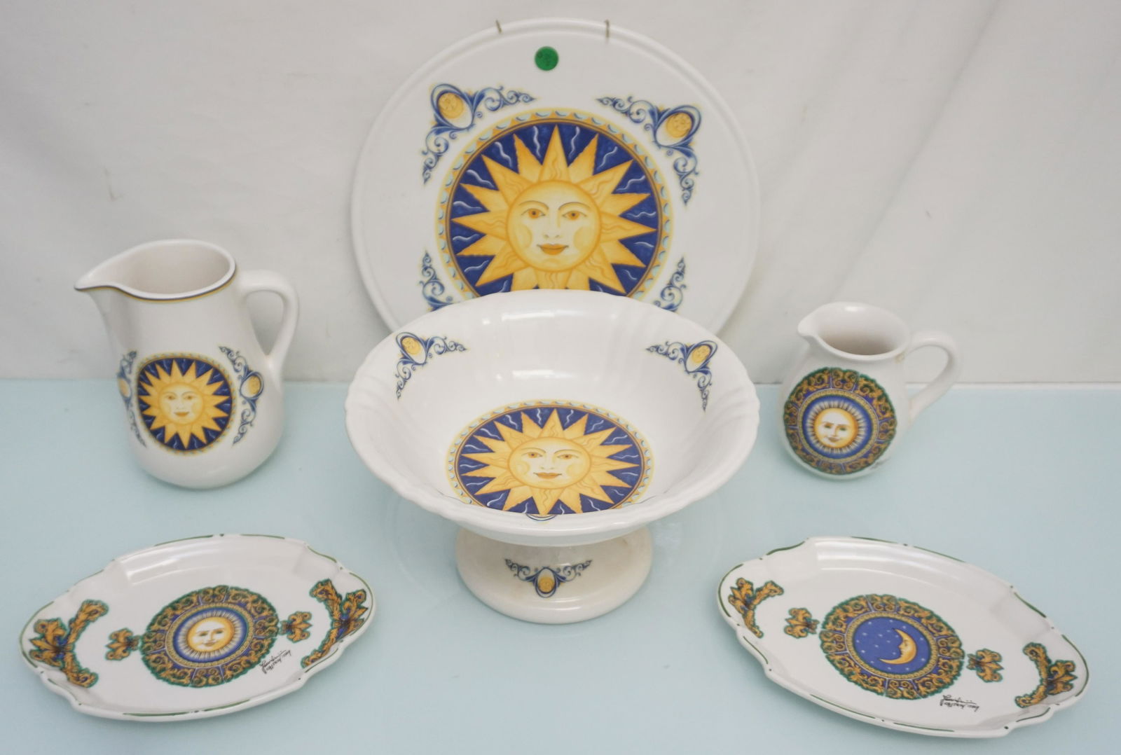 6 PC FACCIOLINI CASTELLI ITALIAN POTTERY (1 of 11)