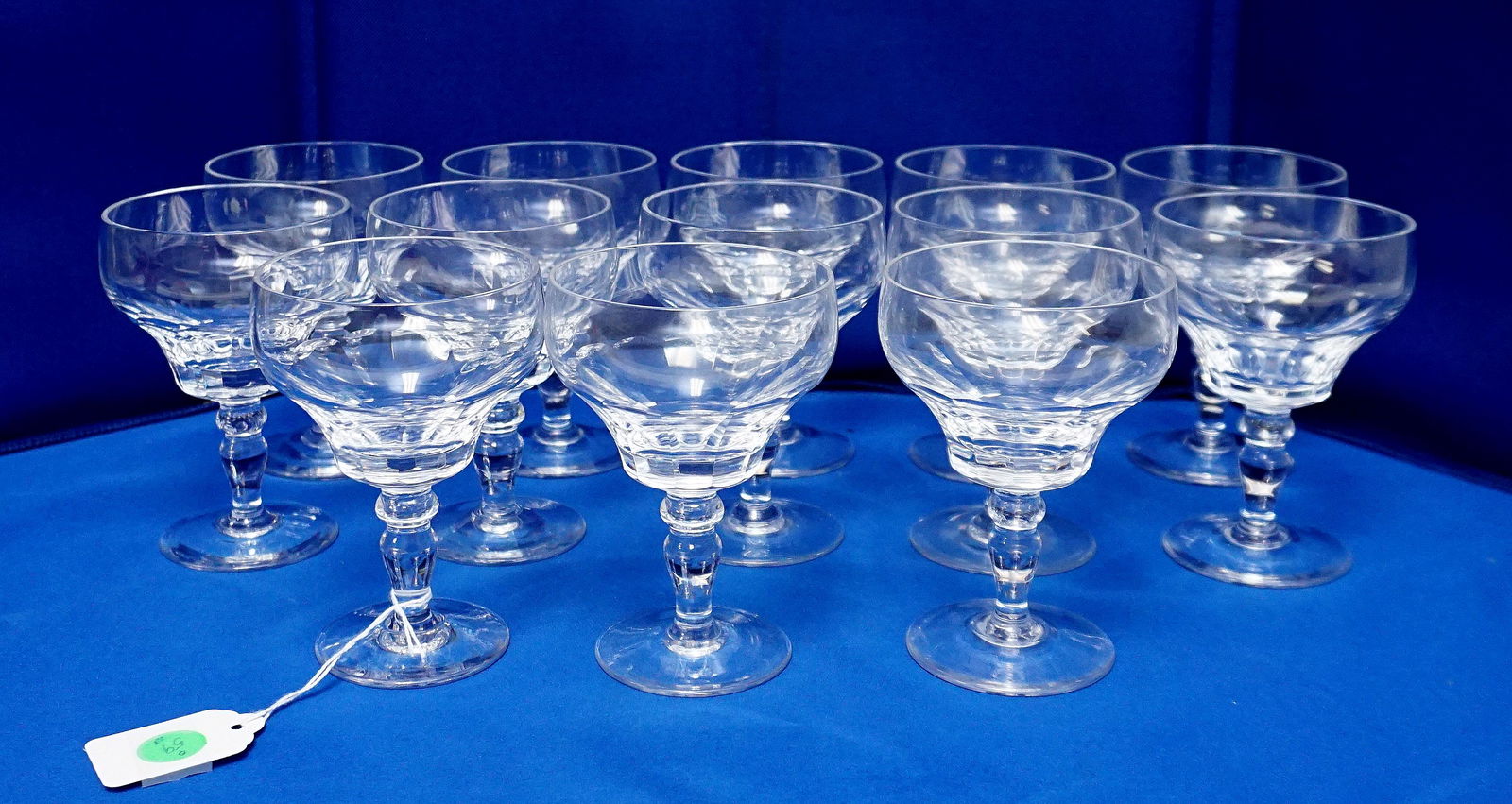 13 ROYAL BRIERLEY CUT CRYSTAL CHAMPAGNES (1 of 5)