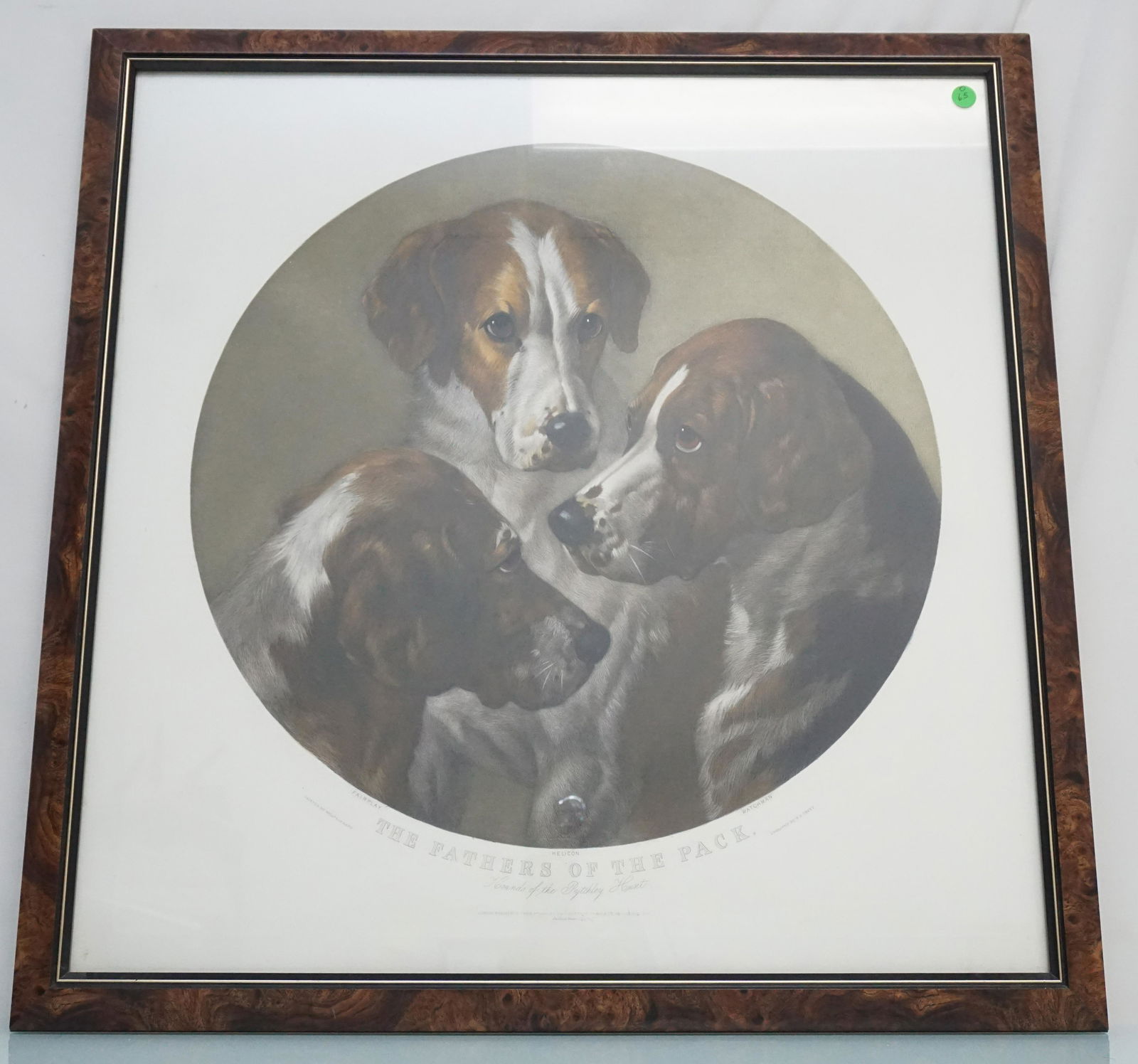 THE FATHERS OF THE PACK ENGRAVING (1 of 5)