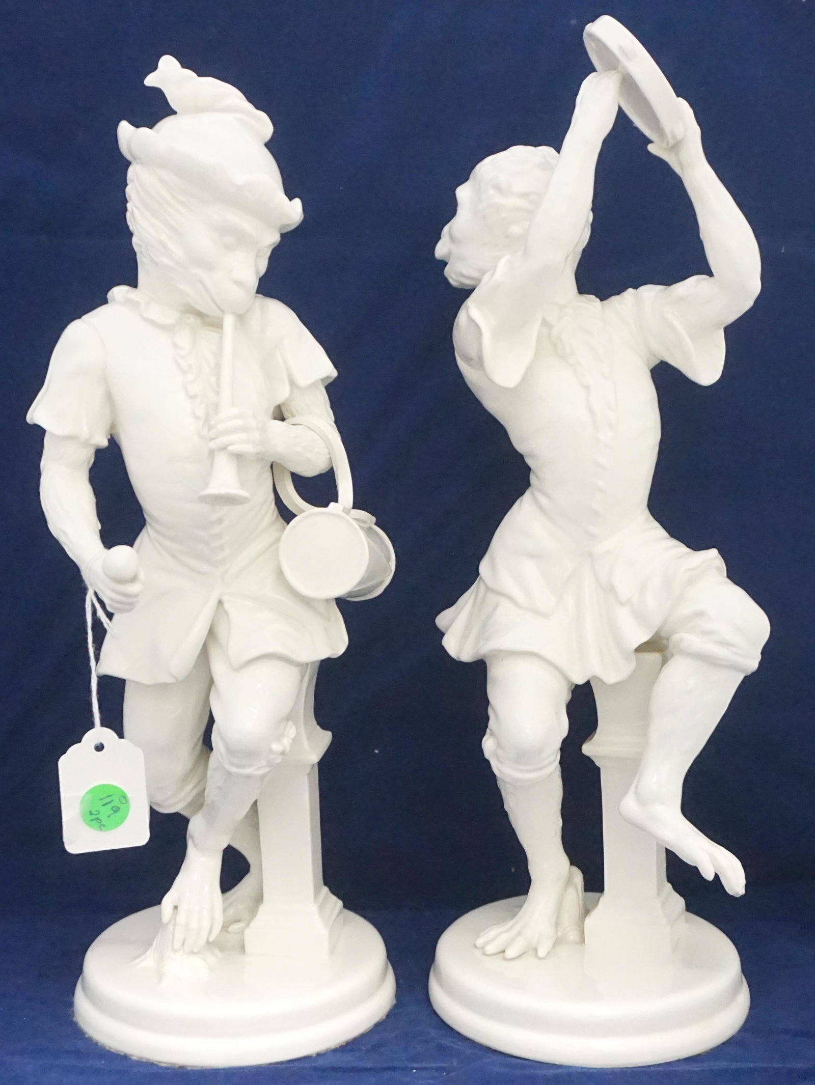 LARGE MOTTAHEDEH DANCING WHITE MONKEYS (1 of 9)