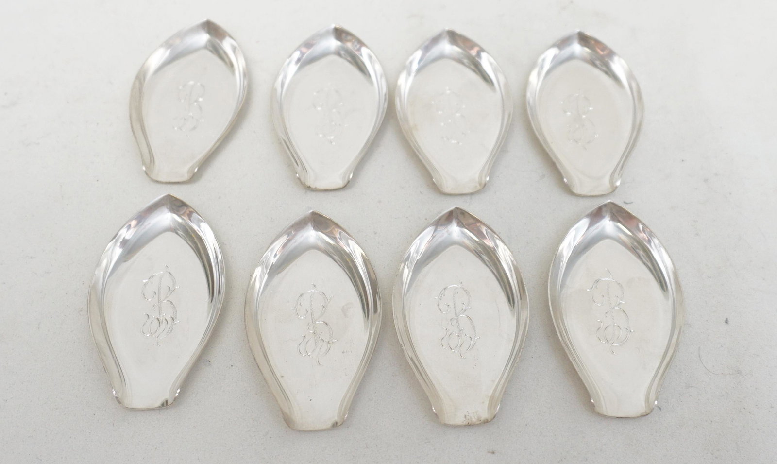 8 STERLING SILVER SPOON RESTS (1 of 6)
