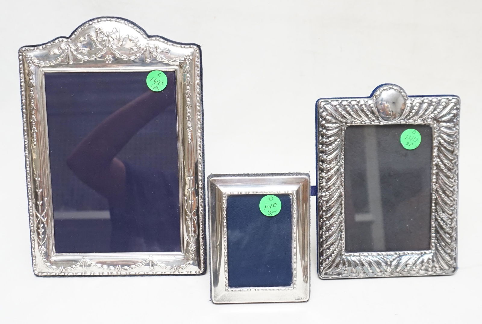 3 VINTAGE STERLING SILVER FRAMES (1 of 6)