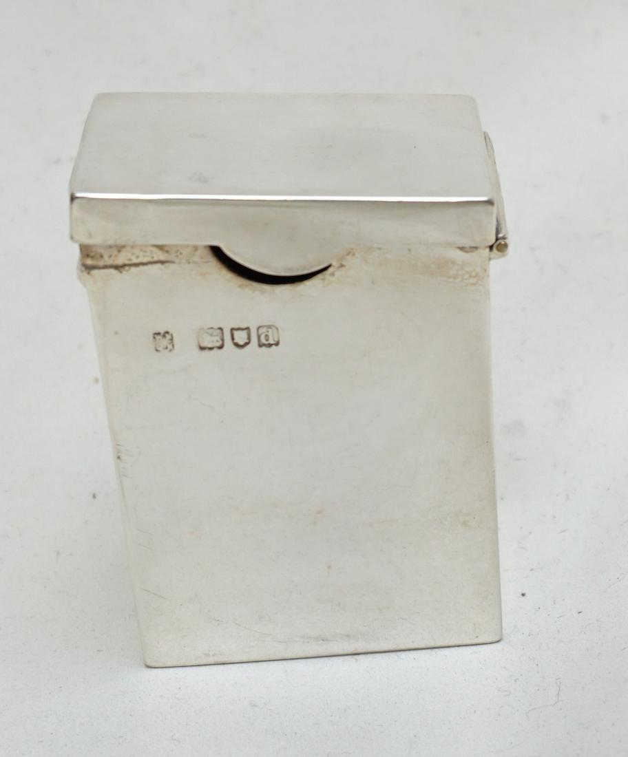 1899 ENGLISH STERLING PLAYING CARD CASE (1 of 7)