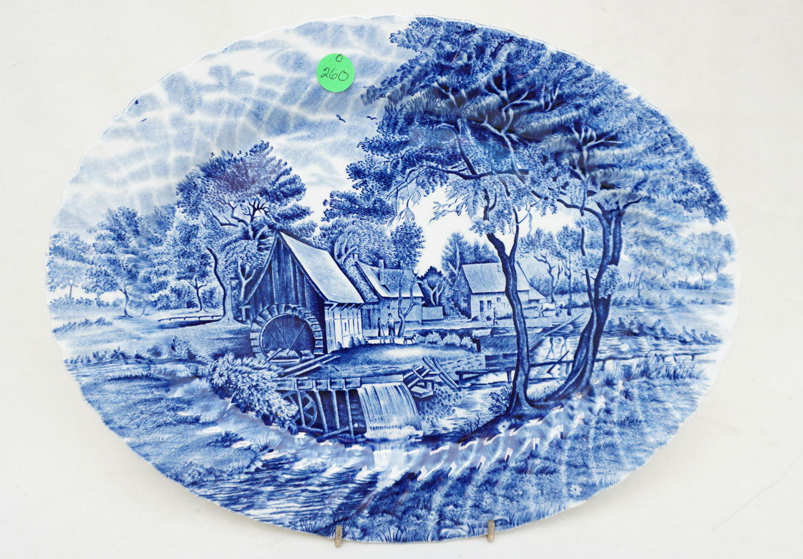 JOHNSON BROTHERS WATERMILL PLATTER (1 of 5)