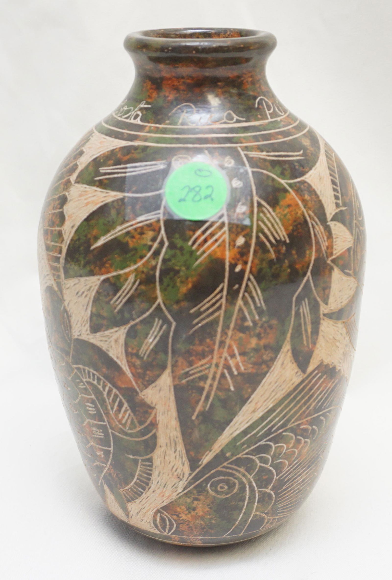 MARCIAL POTOSME STUDIO POTTERY VASE (1 of 8)