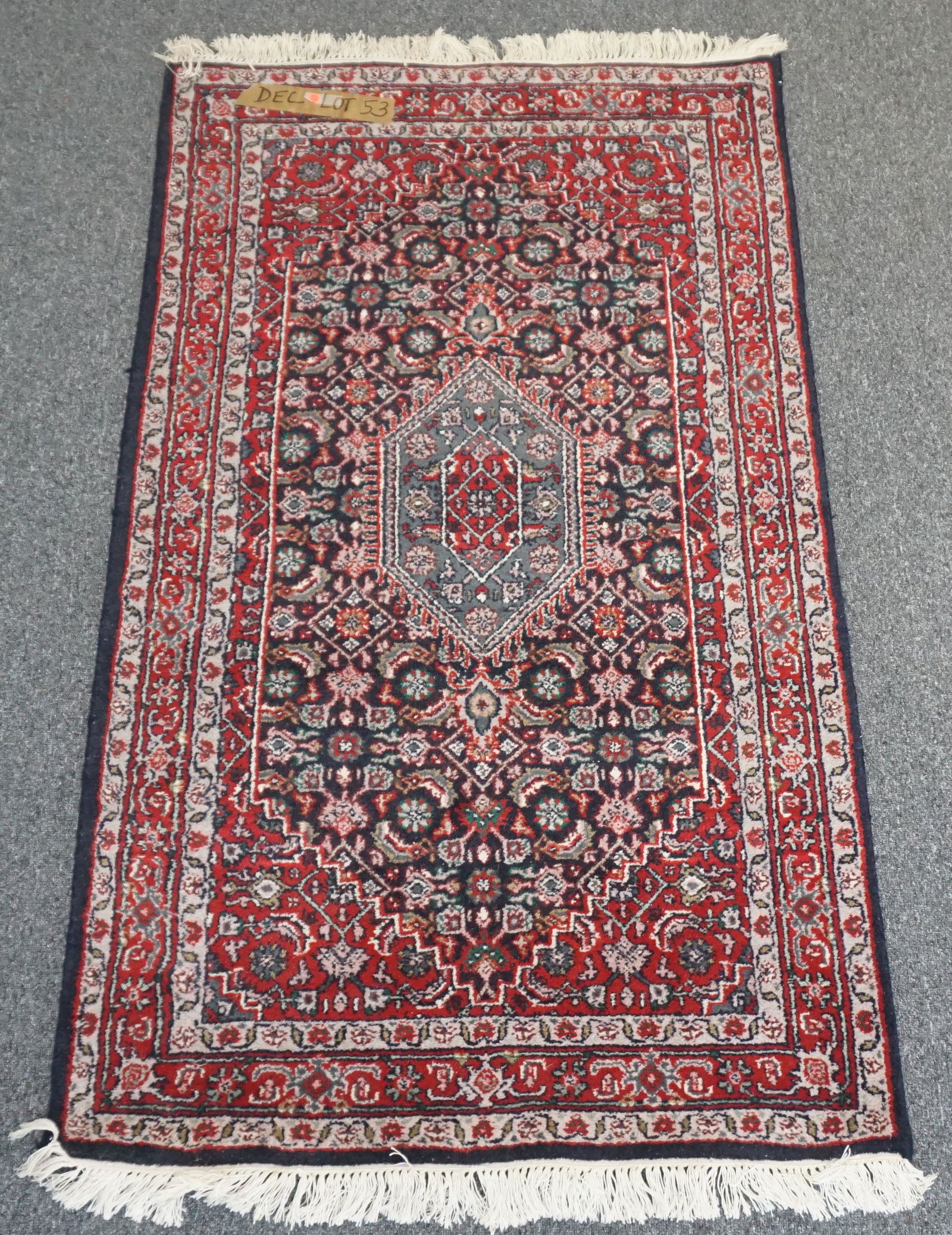 HAND KNOTTED WOOL HERIZ SERAPI RUG 5FT (1 of 7)
