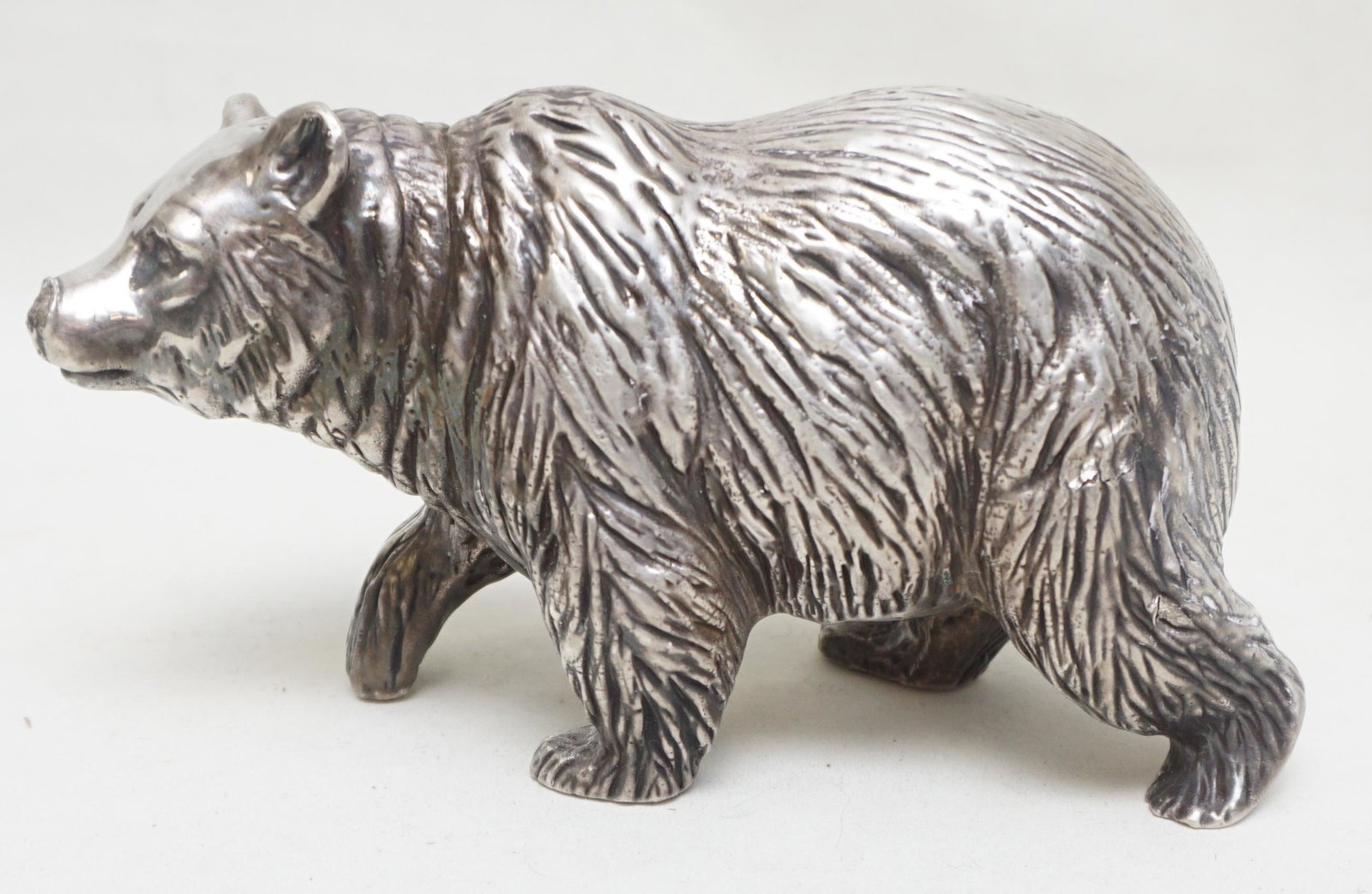 STERLING SILVER BEAR FIGURINE (1 of 6)