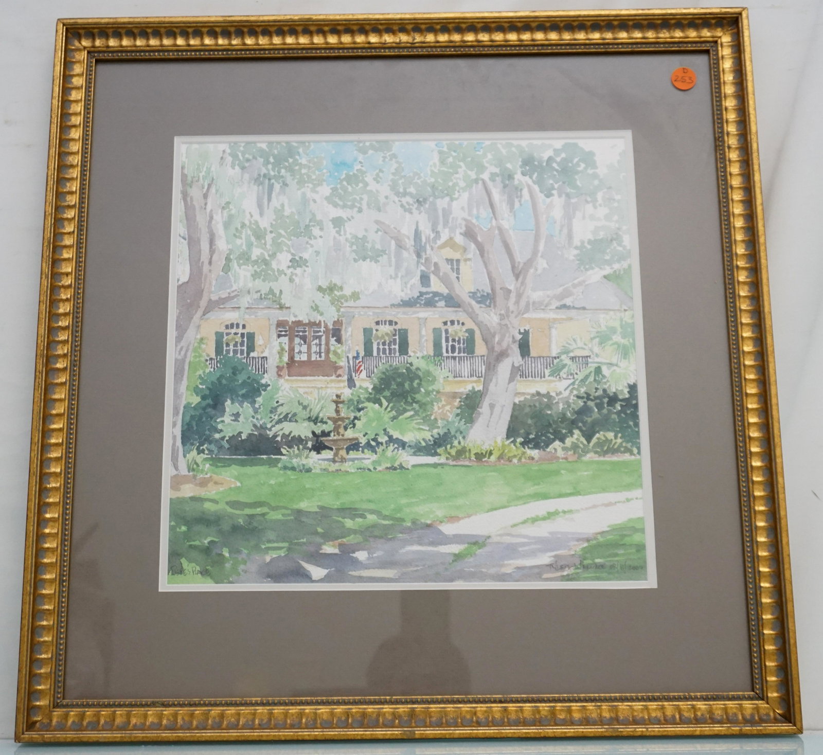 TYLER WALLACE HOUSE WATERCOLOR: Original Tyler Wallace House Watercolor. "Pepe's Place". Tyler Wallace has been travelling around North America for the last 37 years painting watercolours outdoors in the Plein Air style.Professional