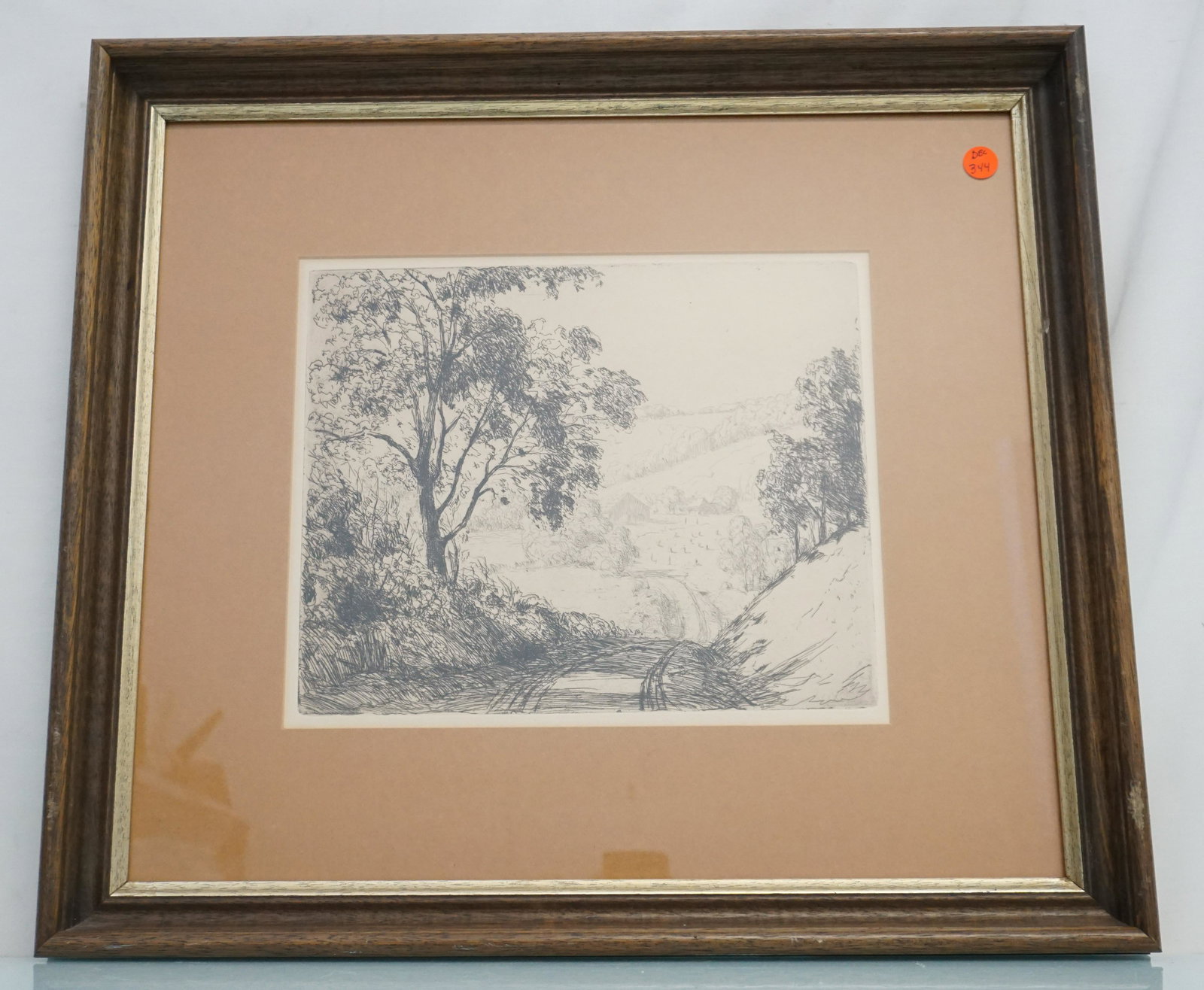 CHARLES DAHLGREEN ETCHING (1 of 4)