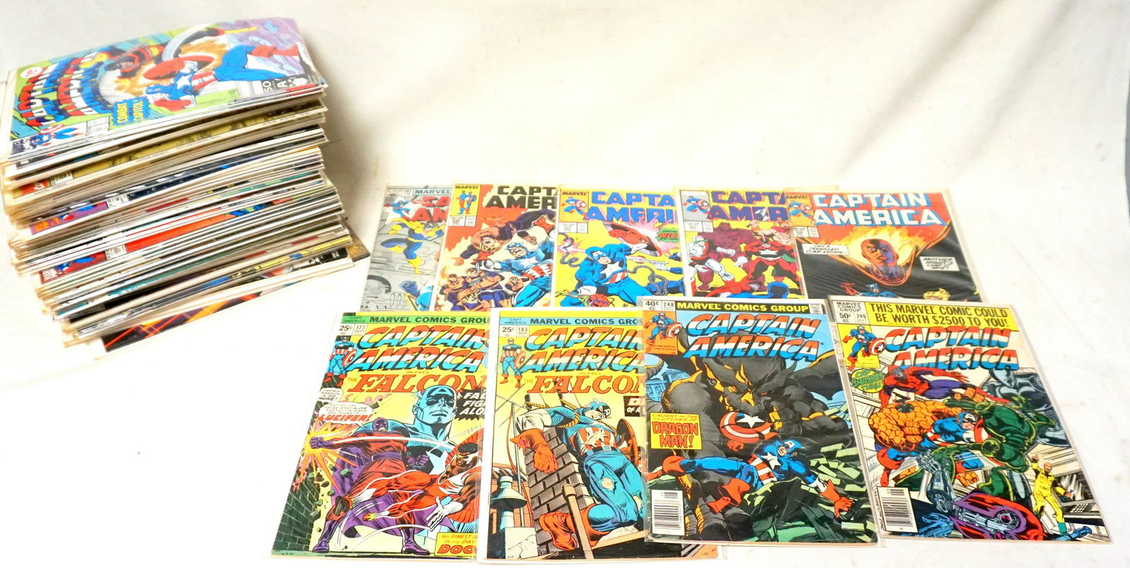 LARGE LOT OF CAPTAIN AMERICA MARVEL COMICS (1 of 7)