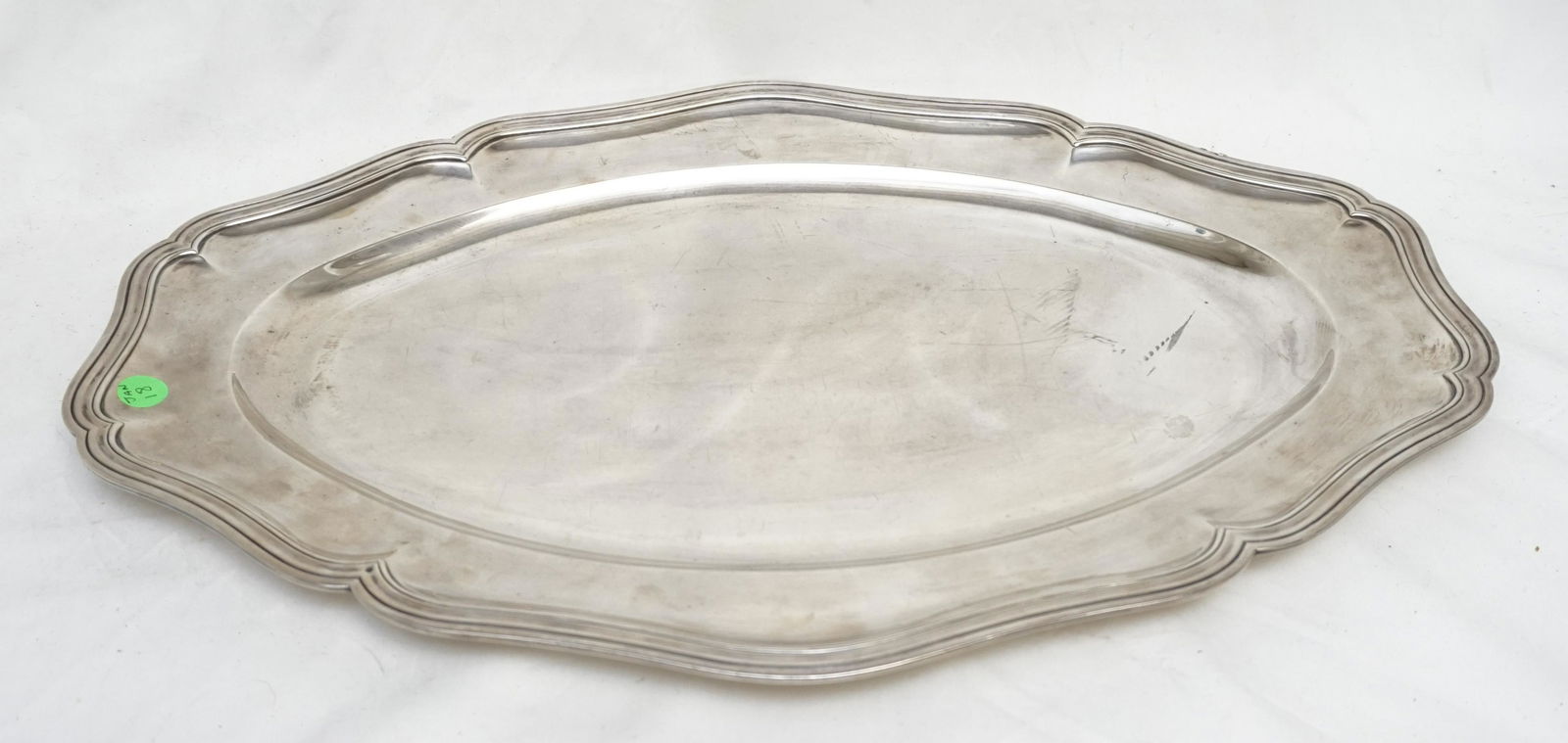 LARGE SILVERPLATE OVAL PLATTER (1 of 6)