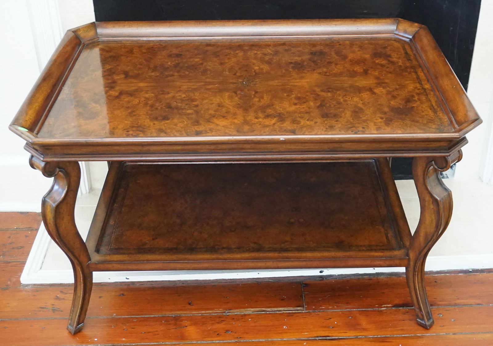 MAITLAND SMITH 2 TIER COCKTAIL TABLE (1 of 4)