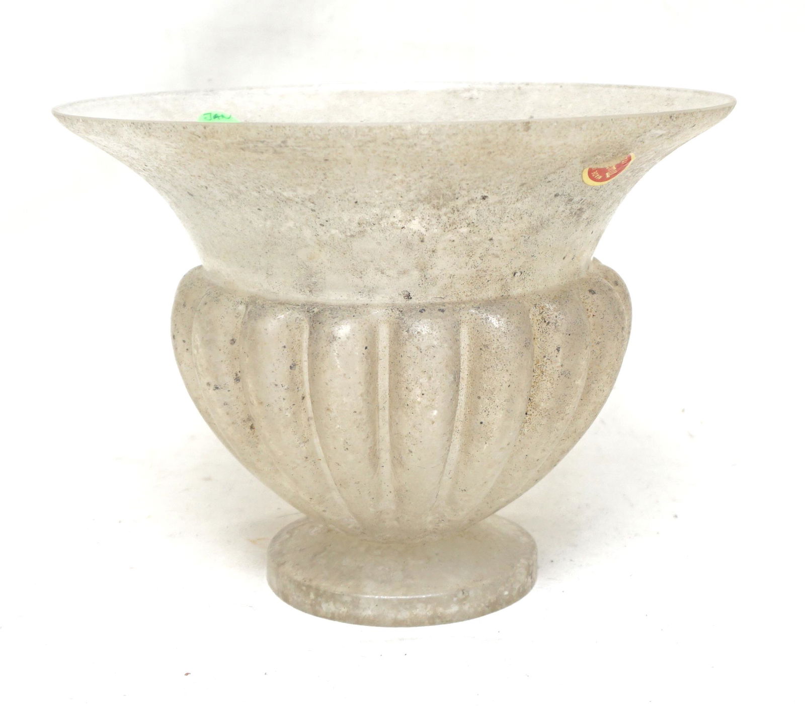 MID CENTURY MURANO SCAVO VASE (1 of 6)