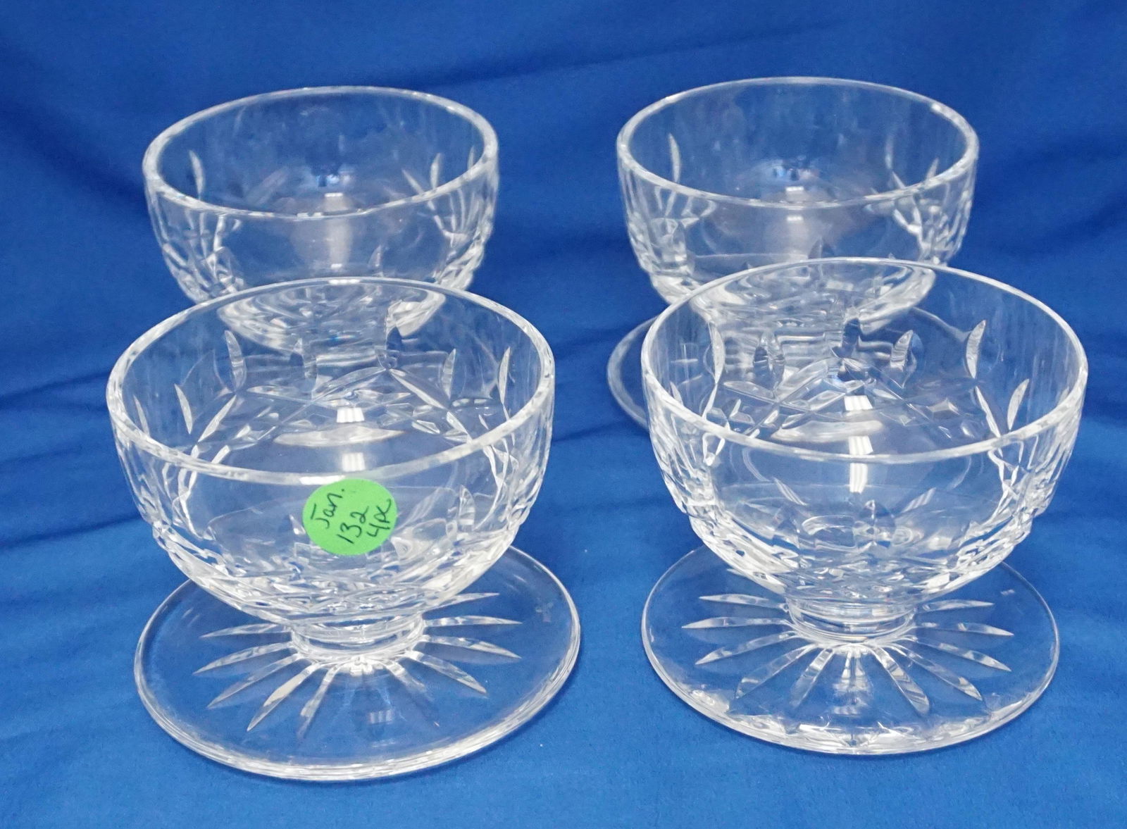 4 WATERFORD CRYSTAL ICE CREAM BOWLS (1 of 6)