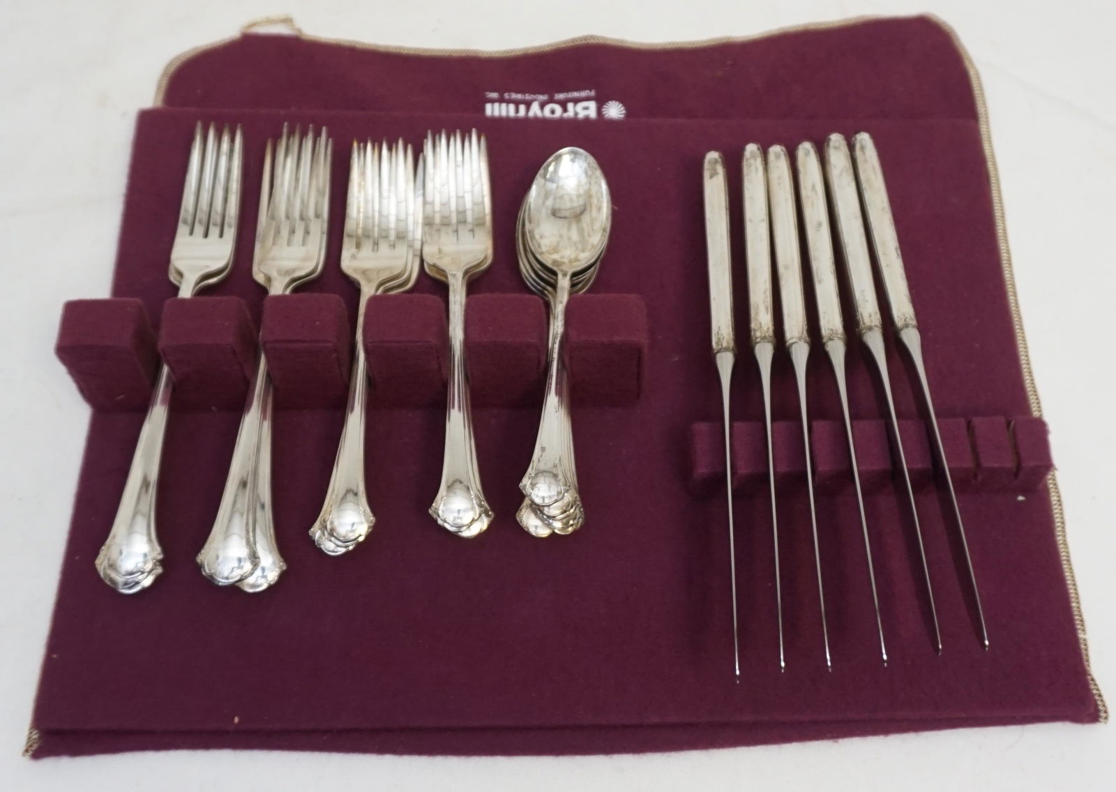 STERLING CHIPPENDALE SRVC FOR 6 (1 of 4)