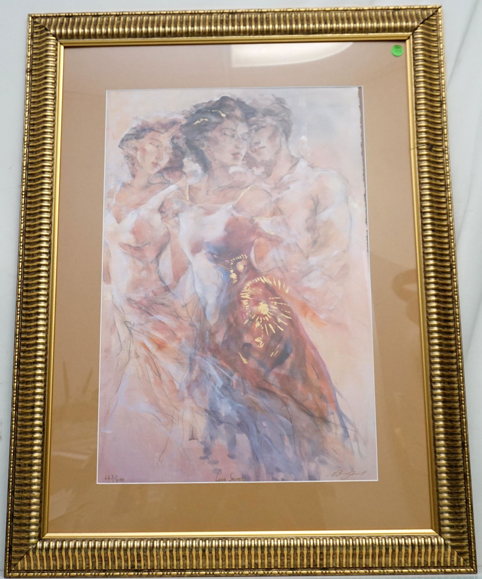 GARY BENEFELD  LOVE SECRETS SERIGRAPH (1 of 7)