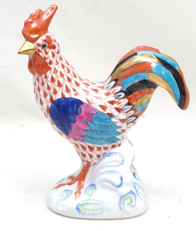 HEREND PORCELAIN ROOSTER (1 of 9)