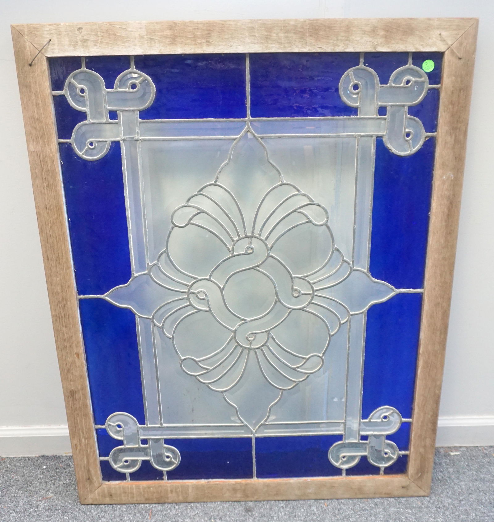 LEADED AND STAINED GLASS WINDOW (1 of 8)