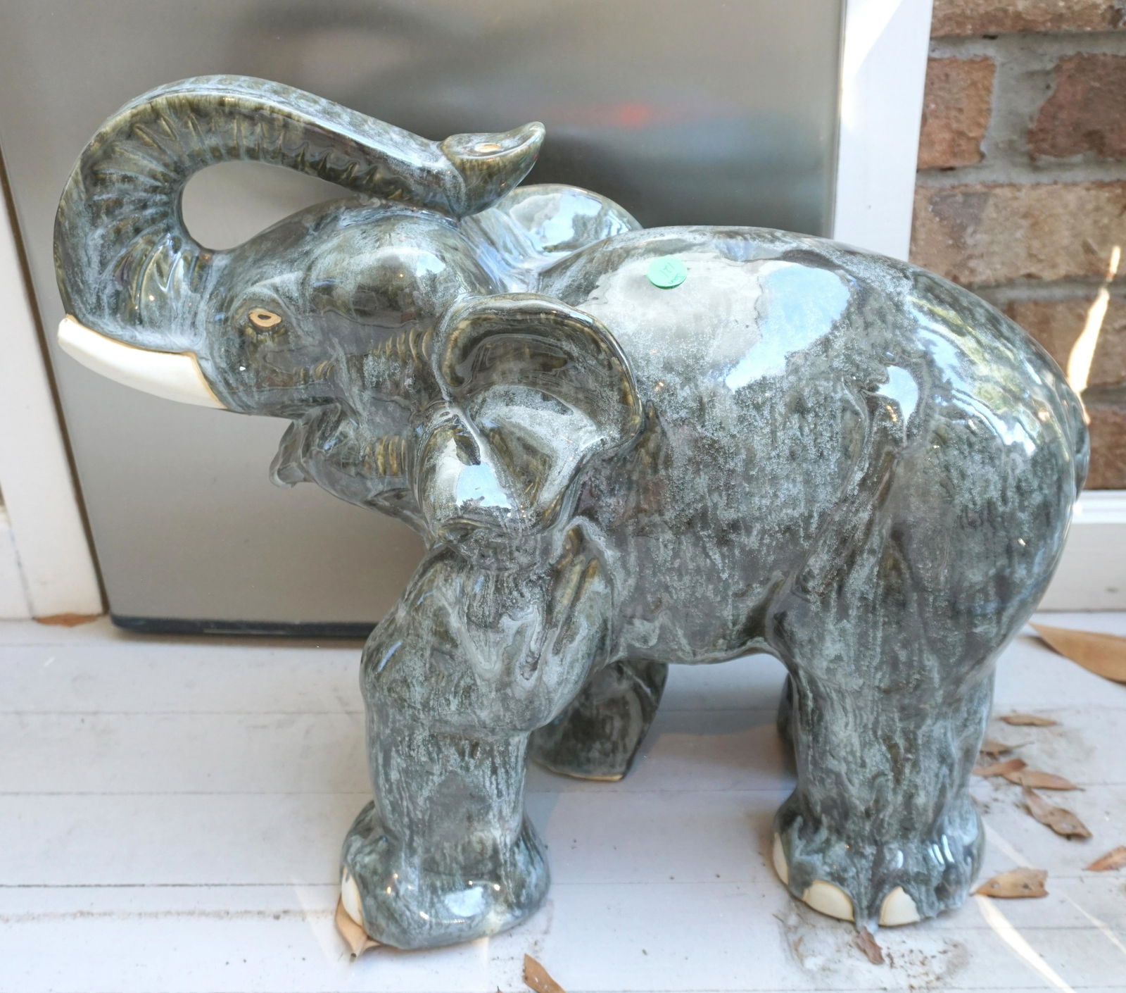 LARGE CERAMIC ELEPHANT (1 of 5)