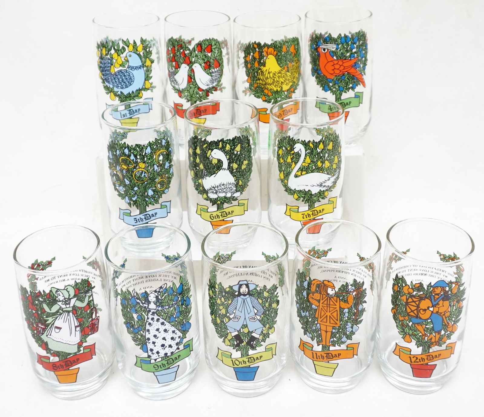 12 DAYS OF CHRISTMAS GLASSES (1 of 6)