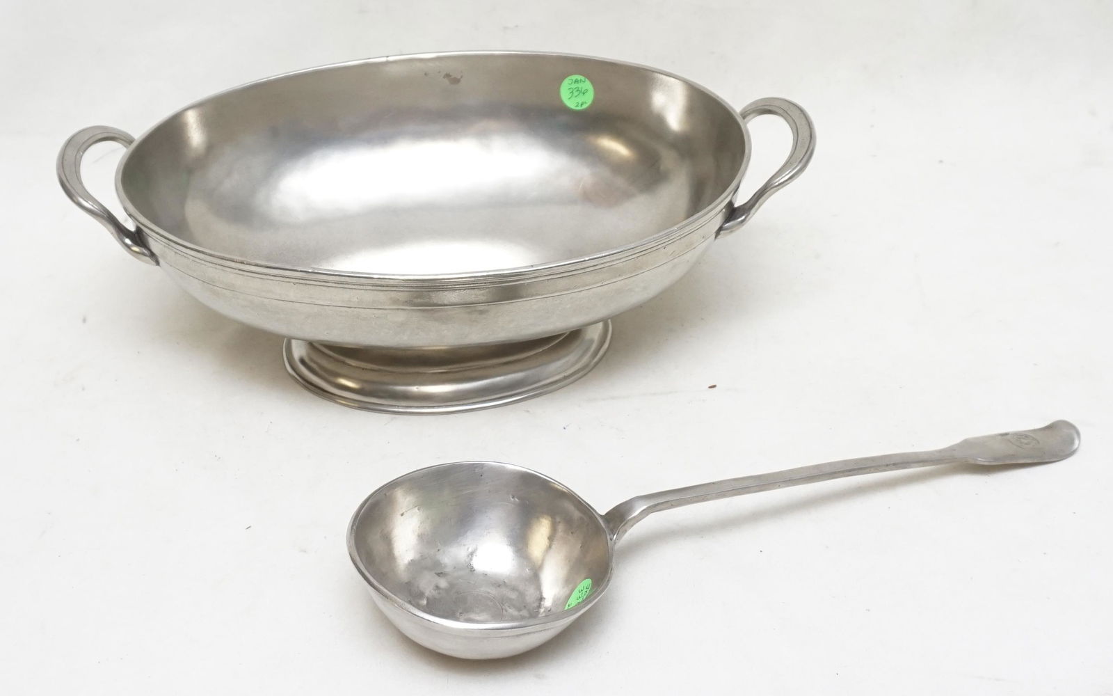 2 PC VINTAGE MARINONI ITALIAN PEWTER + (1 of 10)