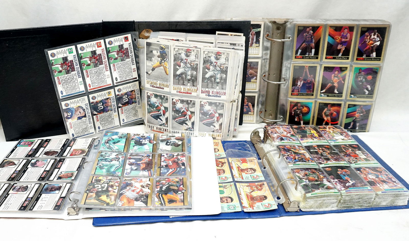 VINTAGE NFL & NBA CARD ALBUMS (1 of 12)