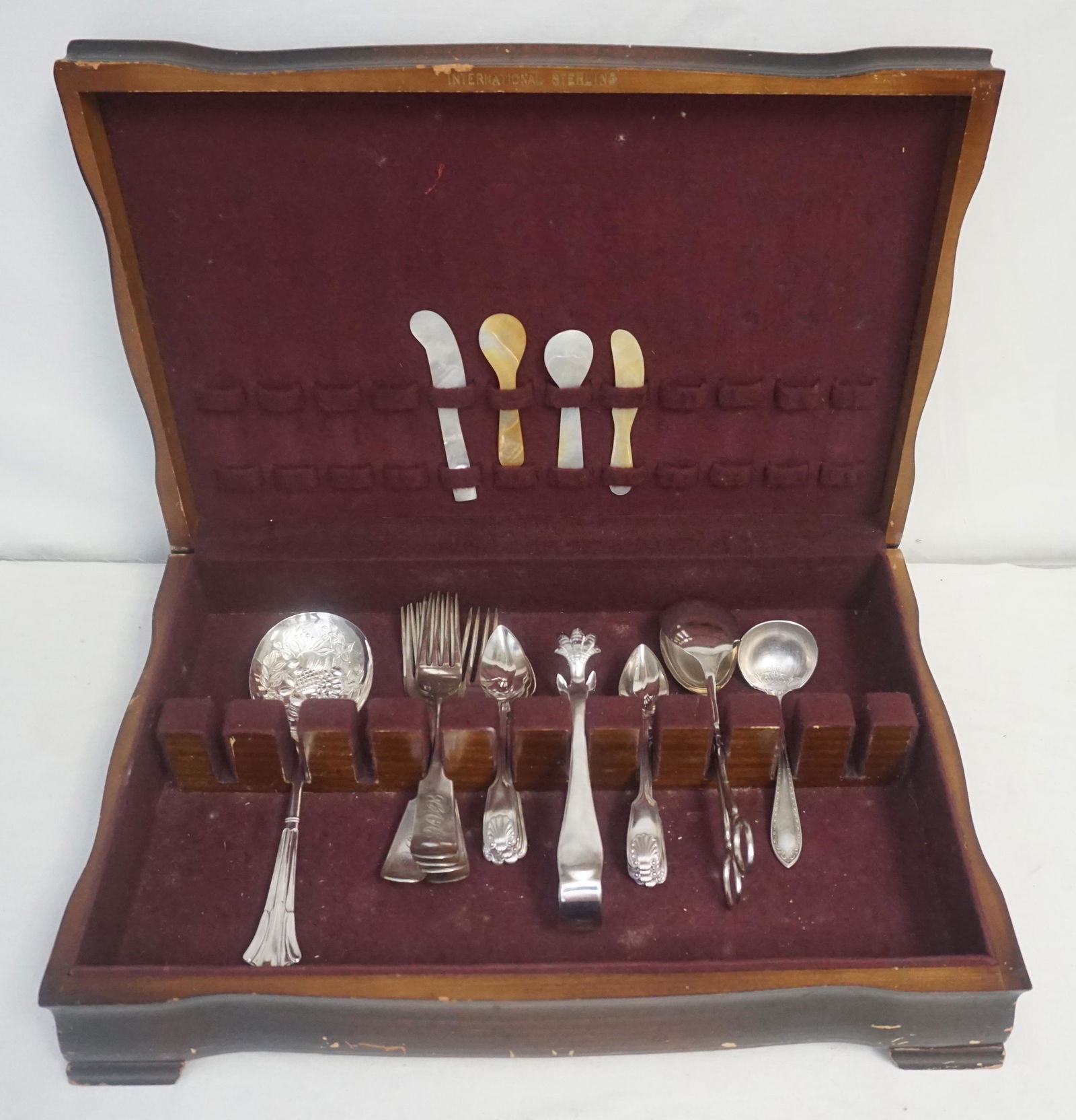 VINTAGE SILVERPLATE AND SILVER CHEST (1 of 10)