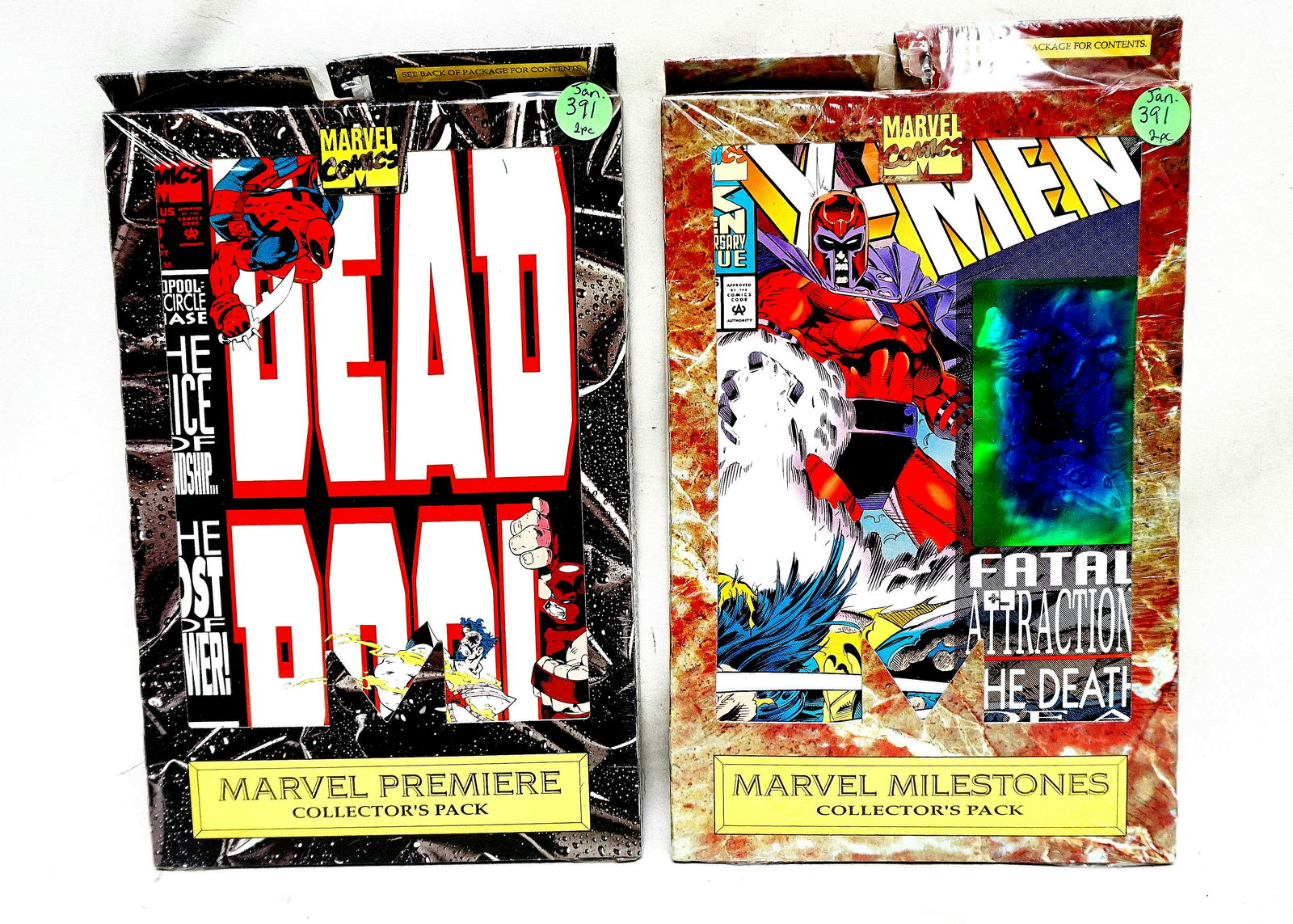 DEAD POOL & X - MEN MARVEL PREMIERE COLLECTORS PACKS (1 of 5)