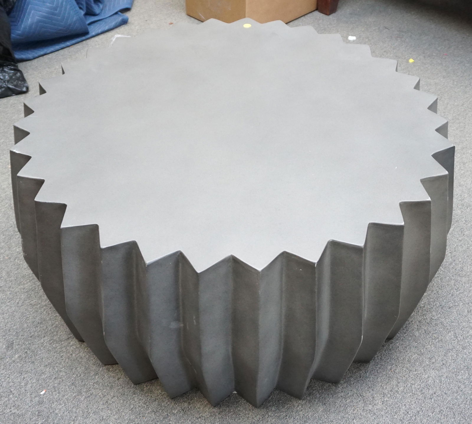CONTEMPORARY SUNBURST CEMENT TABLE (1 of 5)