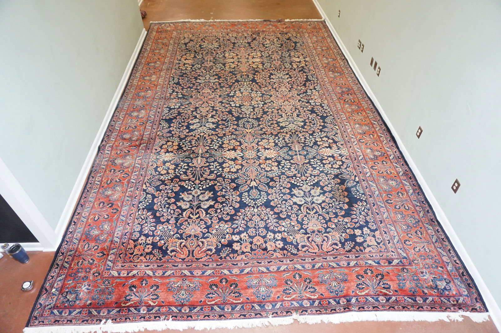 LARGE 20 ft PALATIAL LAVAR KIRMAN RUG (1 of 11)