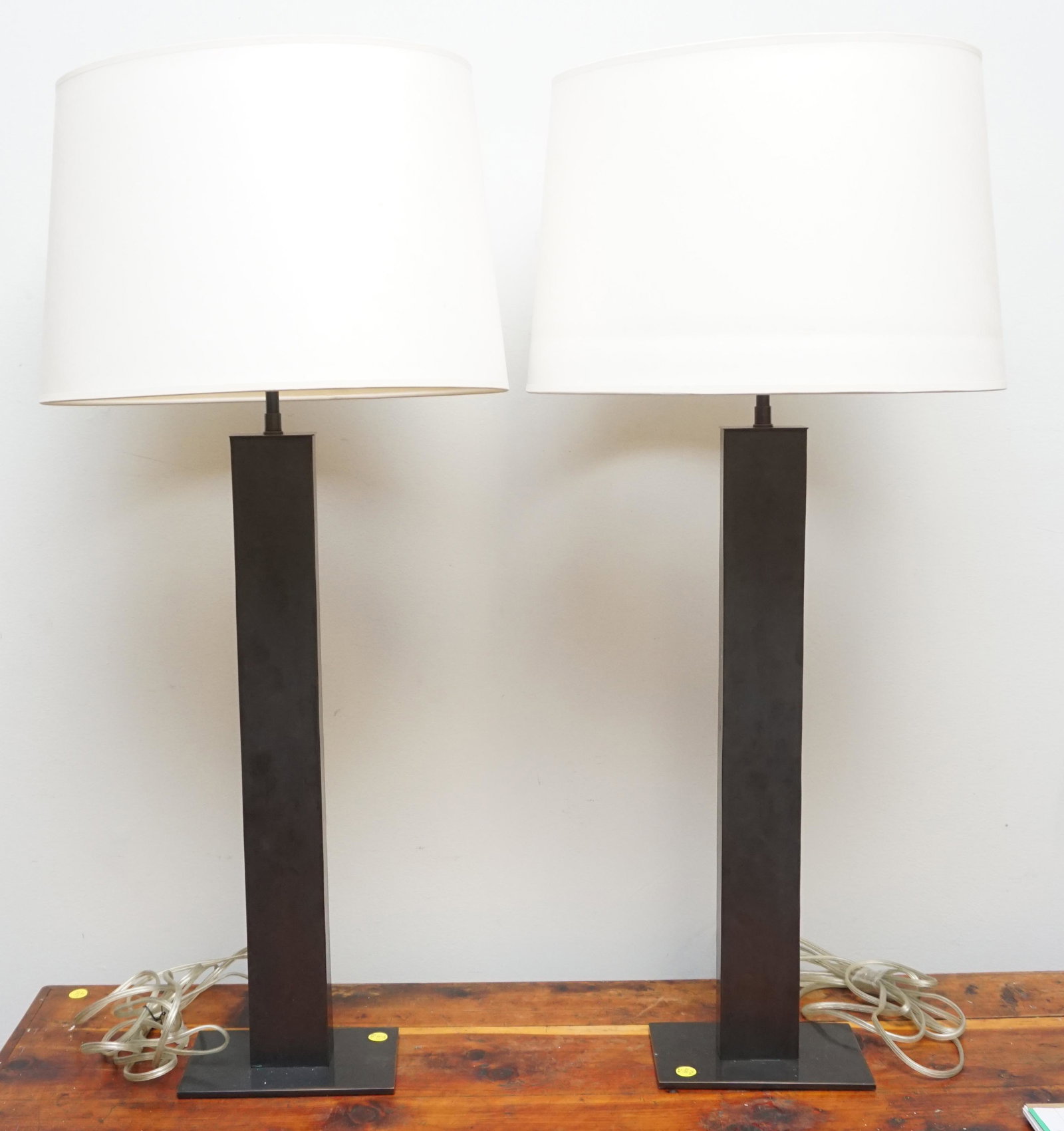PAIR VISUAL COMFORT IRON TABLE LAMPS (1 of 5)