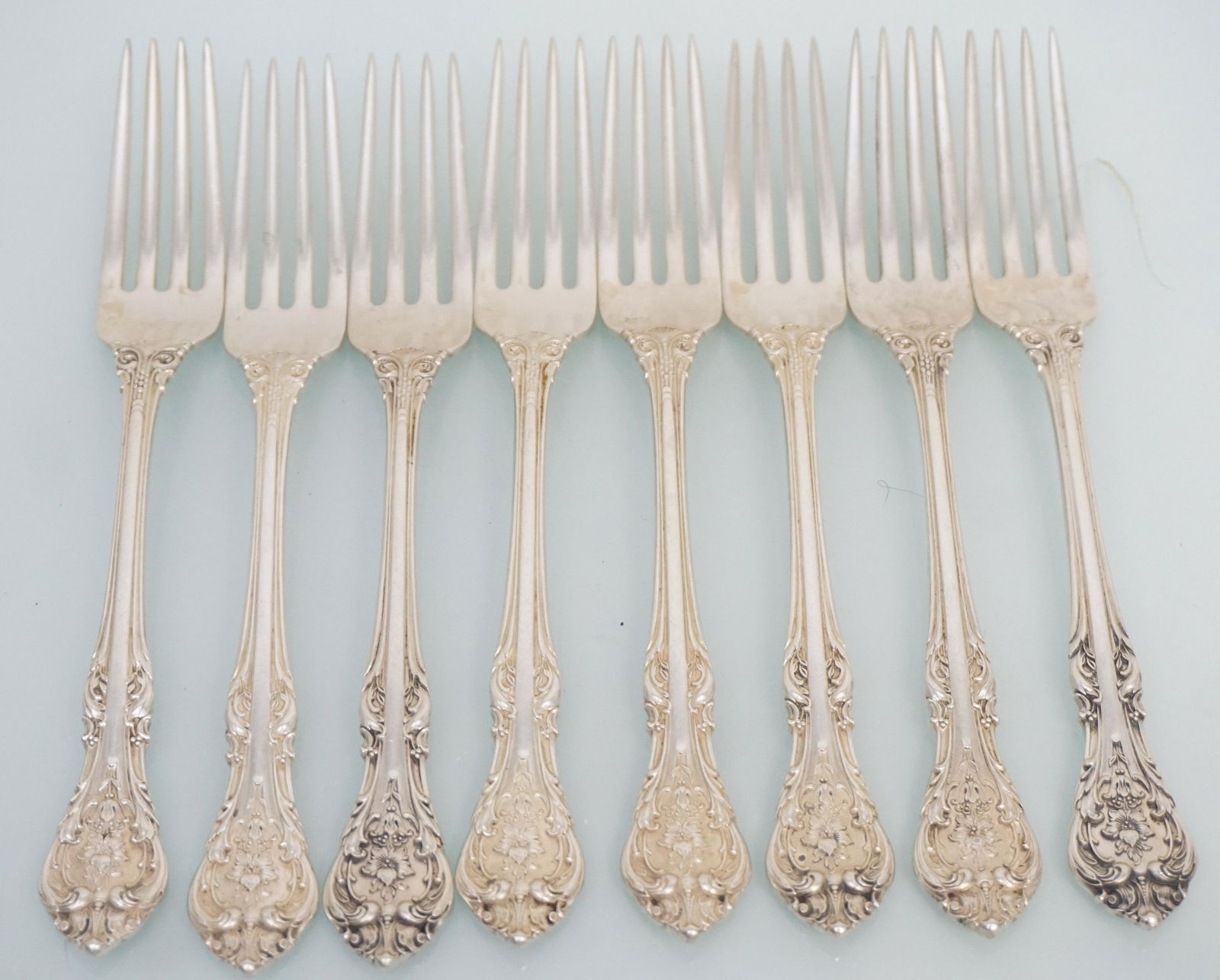 8 GORHAM STERLING KING EDWARD FORKS (1 of 3)